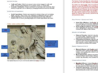 Eduqas Latin Romany Family Revision Guide Component 3B
