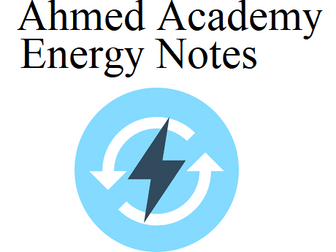 Energy Cloze Worksheets for GCSE Physics with presentations