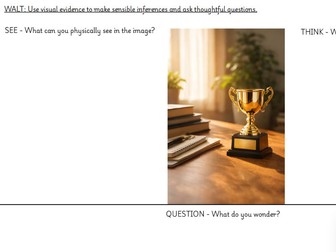 Visual Inference Photos & Picture Prompts – Objects With a Story (KS2–KS4)