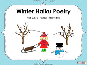 Winter Haiku Poetry - Year 5 and 6