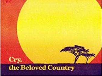 Cry, the Beloved Country SoW 30 lessons