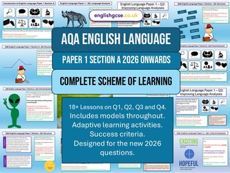 AQA English Language Paper 1 2026