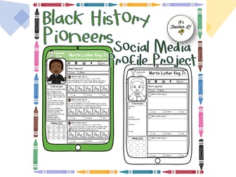 Black History Pioneers Social Media Profile Project | Biography Research