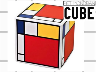 Piet Mondain 3D Cube Task