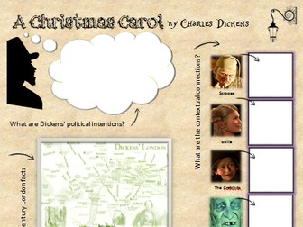 A Christmas Carol context worksheet