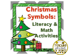 Christmas Symbols: Tiered Literacy and Math Activities