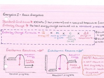 A* STUDENT EDEXCEL A LEVEL CHEMISTRY NOTES - ENERGETICS