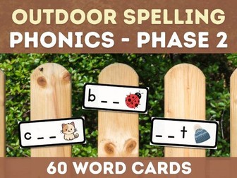 Phase 2 Phonics Outdoor Spelling Activity | Fun & Engaging Phonics Practice