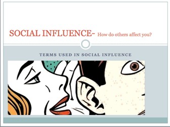 GCSE Psychology Edexcel- Social influence (Terms used in social influence research)