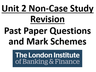 LIBF CeFS Unit 2 (FCML) Past Exam Paper Question + Mark Scheme REVISION PACK
