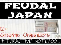 Feudal Japan:Interactive Notebook Graphic organizers on Medieval Japan