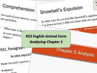 Animal Farm - Analysing Chapter 5