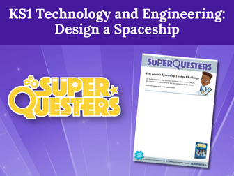 KS1 Technology and Engineering: Design a Spaceship