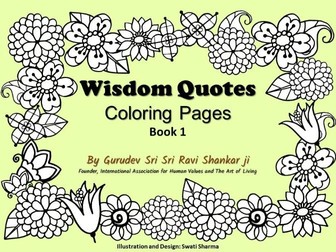 Wisdom Quotes Coloring Pages for Mindfulness
