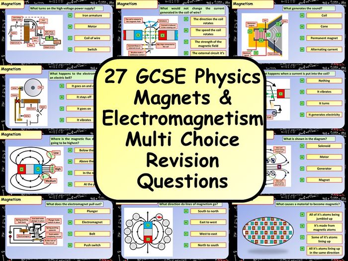 £1 ONLY! KS4 AQA GCSE Physics (Science) Magnets & Electromagnets ...