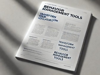 Behaviour Management tracker documents