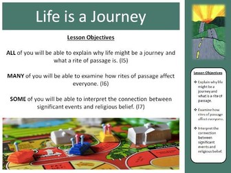 Rites of Passage/Stages of life KS3 TOPIC