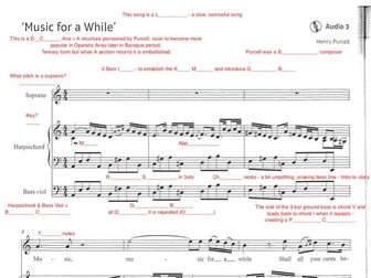 Purcell, Music For A While - Analysis Helper