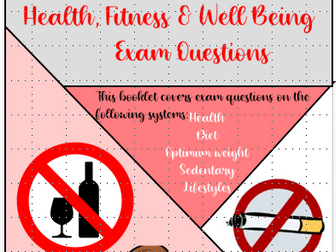GCSE PE - All Past paper questions all specs - Health, Fitness & Well Being