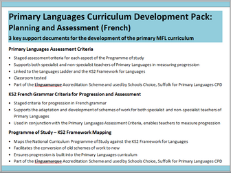 Primary Languages Curriculum Development Pack