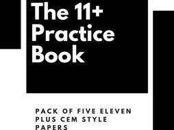 Full set of five 11+ CEM practice papers