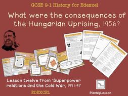 Edexcel GCSE Cold War L12 'What were the consequences of the Hungarian Uprising?'