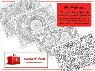 Mindfulness Colouring Set 4