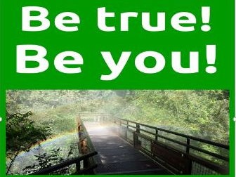 Self-Development book: Be true! Be you!