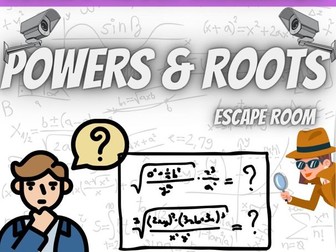 Power and Roots Escape Room