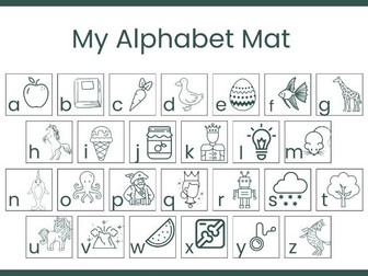 Alphabet Mat