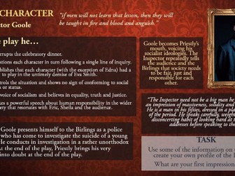 An Inspector Calls Characters (2015 Specification)