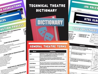 Technical Theatre Dictionary