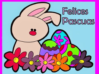 SPANISH - EASTER - FELICES PASCUAS - Colour by numbers