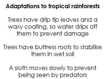 GCSE Geography Paper 1 Flashcards