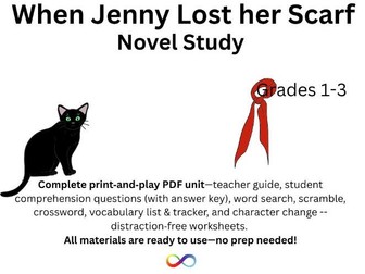 Book Study for When Jenny Lost Her Scarf