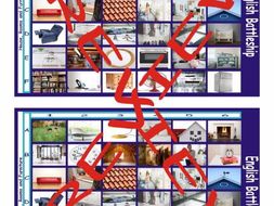 House, Rooms and Furniture Battleship Board Game