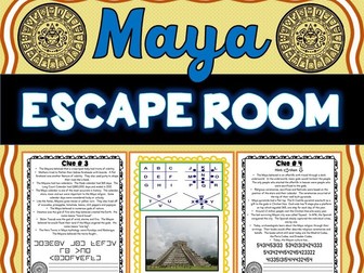 Maya ESCAPE ROOM: Mayan Civilization, Mexico and Hieroglyphics