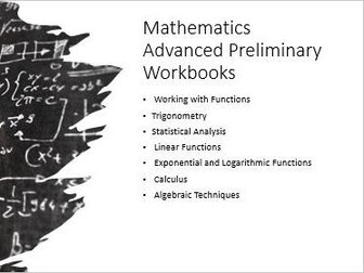 Mathematics Advanced Preliminary Workbooks
