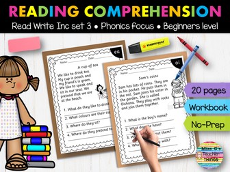 RWI Set 3 Phonics Reading Comprehension Worksheets: Boosting Skills and Understanding