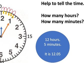 Math - Telling the time.