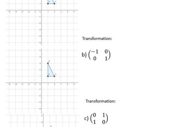 Matrix transformations L2 Further Maths