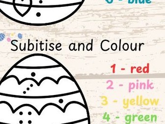 Easter - Colour by Subitise