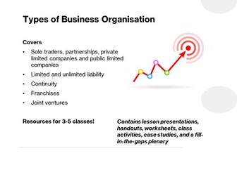 Business Studies - Types of Business Organisation