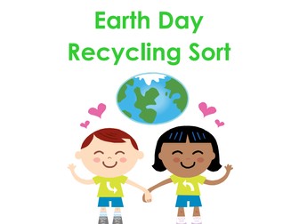 Earth Day Recycling Sorting Game