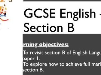 Section B - English Language Paper 1