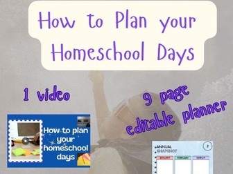 Planning Ahead for Home Learning