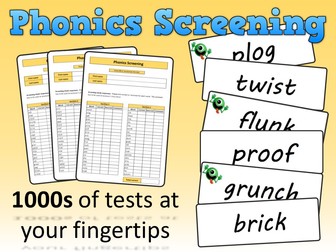 Phonics Screening Check (Generator)