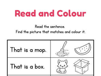 Read and Colour