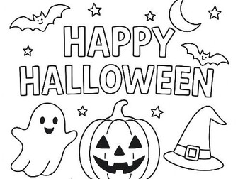 Halloween Colouring