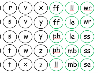 Phonics Counters Set 1 - 3